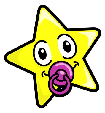 Baby star clipart