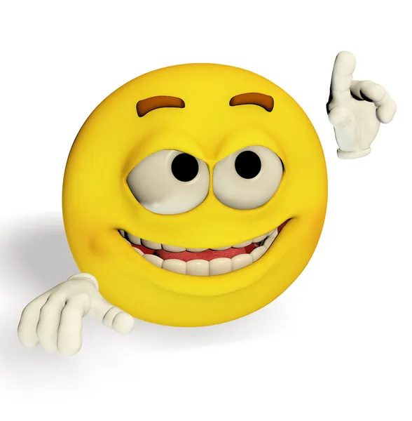 Cool emoticon — Stock Photo © riedochse #3267906