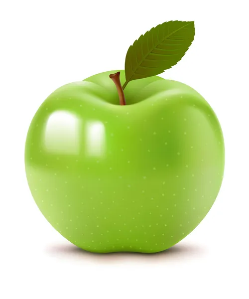 Groene appel — Stockvector