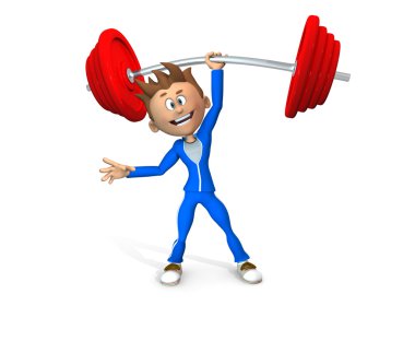 Strong guy clipart