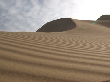 Dunes on the desert. clipart