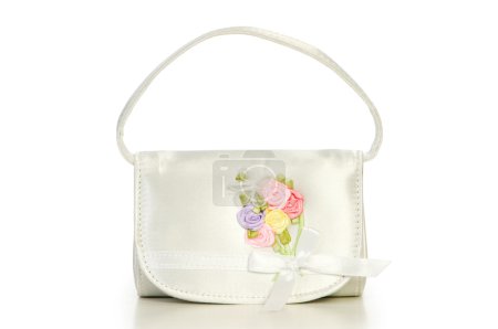 sac femme isolé sur le fond blanc