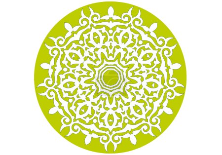 Modèle floral kaléidoscopique 