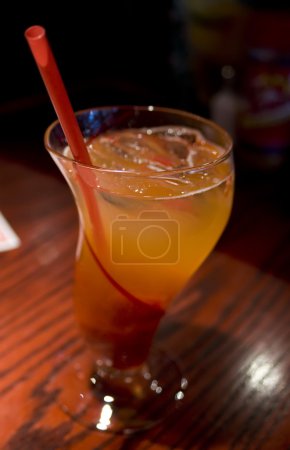 Verre de limonade aux fraises 