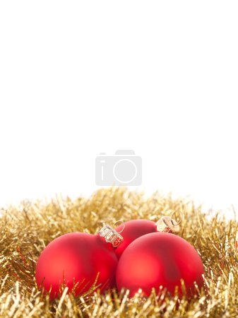 Boules de Noël rouges